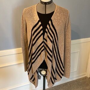 Lou & Grey Drape Front Cardigan Sweater Size XS